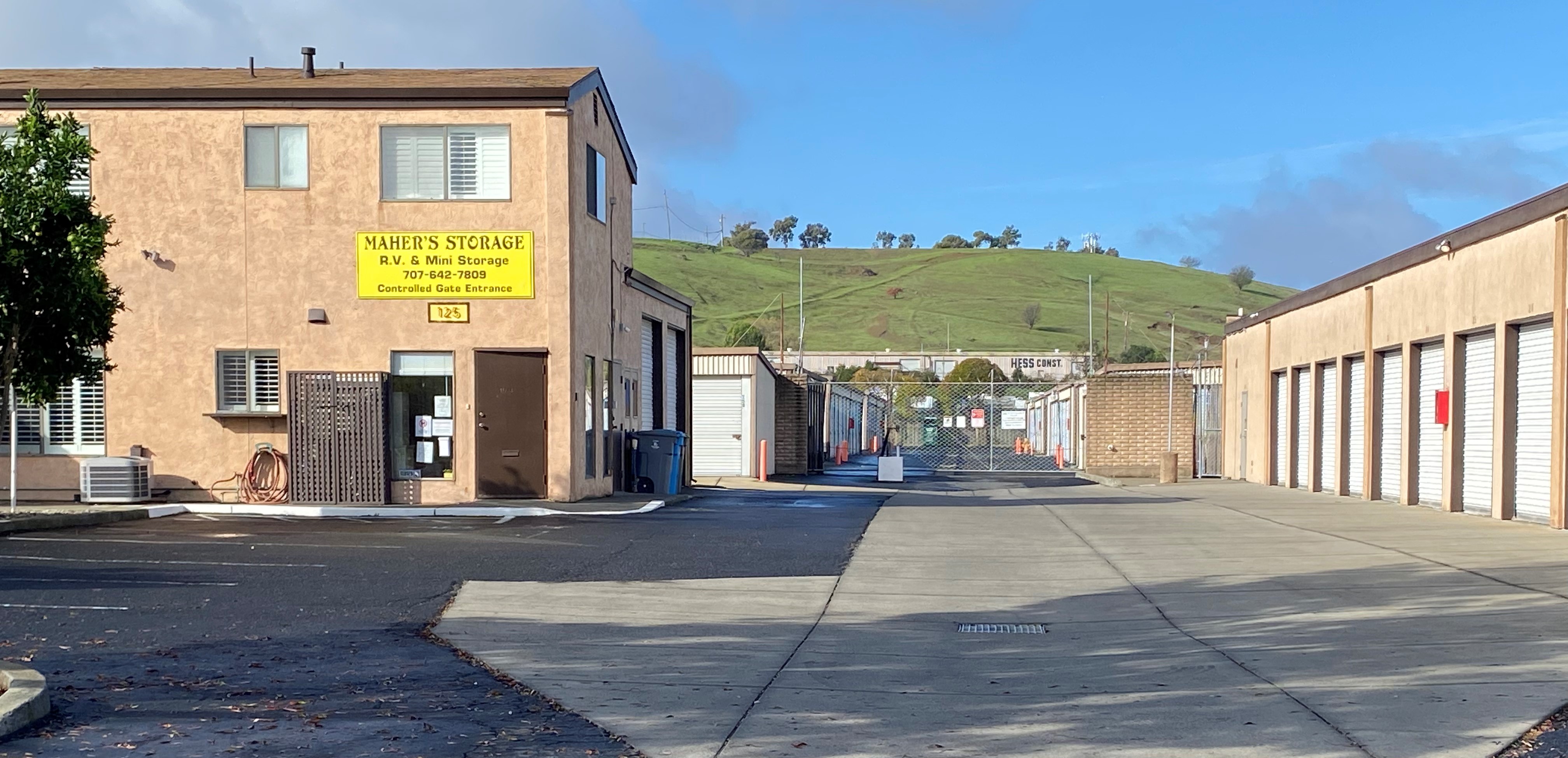drive up self storage and boat/rv parking american canyon ca